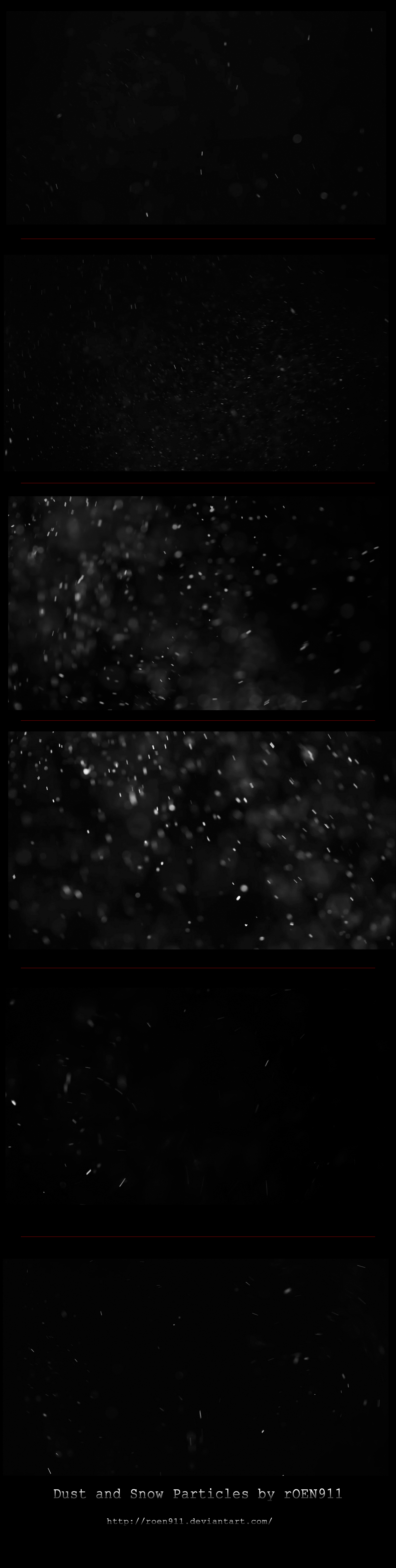 Snow & Dust Particles