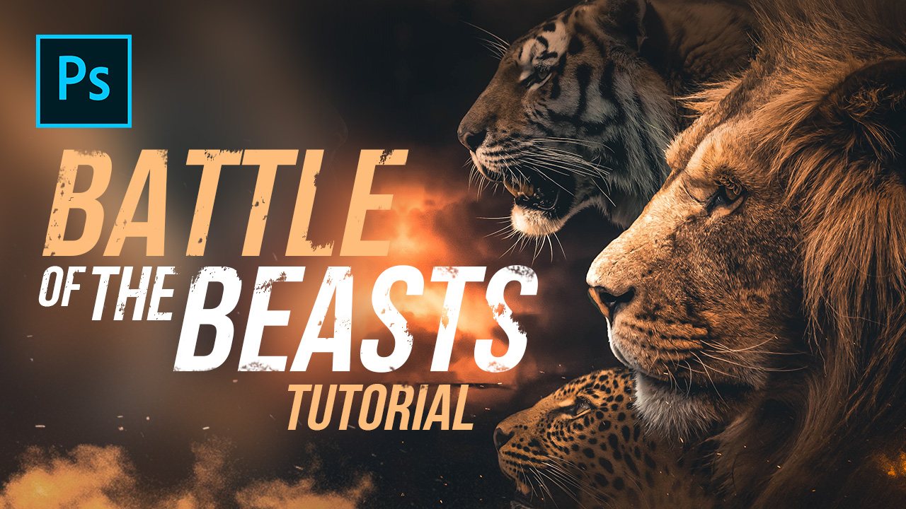 Battle of The Beasts – Photoshop Tutorial