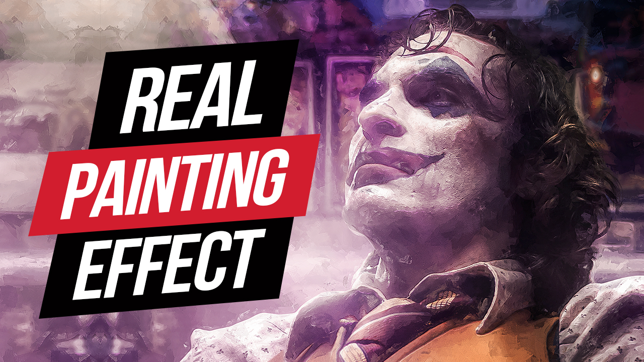 Creating Joker Artwork – Real Painting Effect in Photoshop